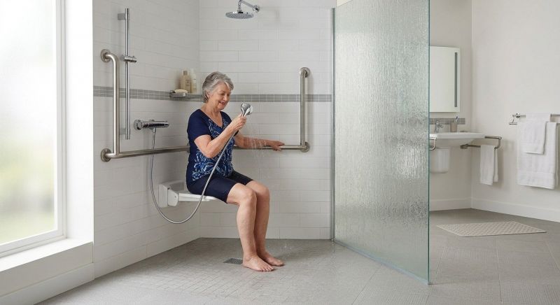 Mobility Shower Installation in Manchester, NH